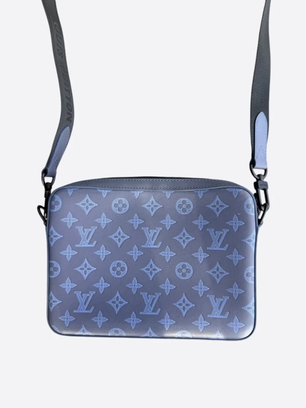 Louis Vuitton Blue Shadow Monogram Duo Messenger